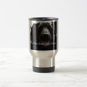 Mug De Voyage Meilleur papa jamais en chair et en os avec un chi