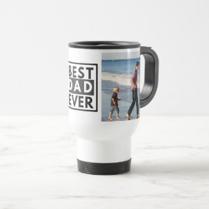 Mug De Voyage Meilleur papa Jamais Fête des pères Photo Collage