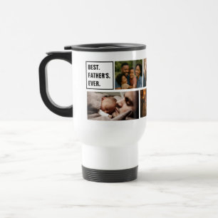 Mug De Voyage Meilleur Père Jamais Collage photo et texte person