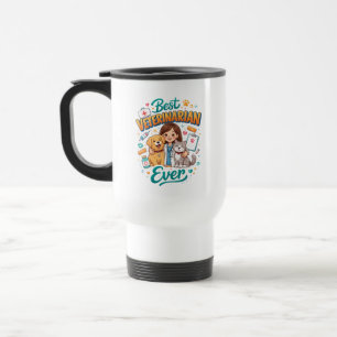 Mug De Voyage Meilleur Vétérinaire Ever Médecin Appréciation V