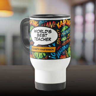 Mug De Voyage Meilleure Appreciation de Professeur Bande Dessiné