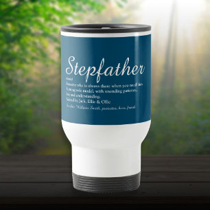 Mug De Voyage Meilleure définition de beau-père bleu