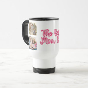 Mug De Voyage Meilleure Maman du Monde Collage personnalisé de