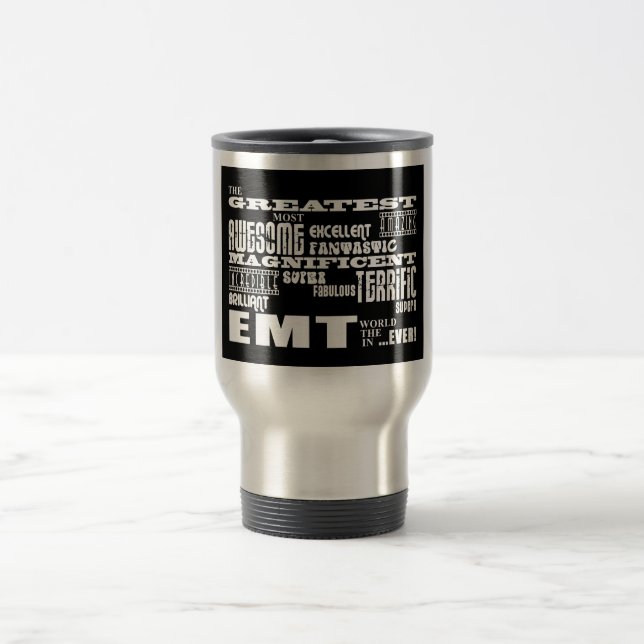 Mug De Voyage Meilleurs EMT Anniversaires : Meilleur EMT (Centre)