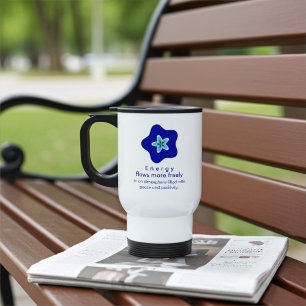 Mug De Voyage Mélange parfait de style et de positivité, Fleur B