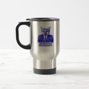 Mug De Voyage Mème de chat fâché drôle pour les amateurs de chat