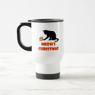 Mug De Voyage Meowy Christmas Funny Chat