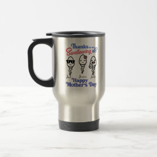 Mug De Voyage Merci de ne pas nous avaler jusqu'à 3 enfants Deux