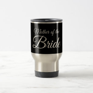 Mug De Voyage Mère de blanc de manuscrit de jeune mariée sur le