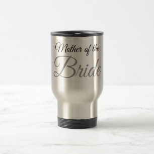 Mug De Voyage Mère de gris de manuscrit de jeune mariée