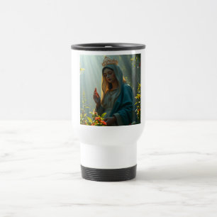 Mug De Voyage Mère Marie Reine du Ciel Voyage Mug
