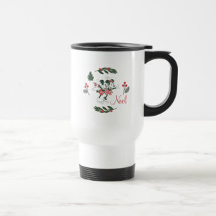 Mug De Voyage Mickey & Minnie Patinage de Noël