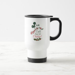 Mug De Voyage Mickey Mouse J'attends Noël avec impatience !