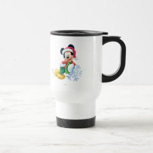 Mug De Voyage Mickey Mouse sur flocon de neige