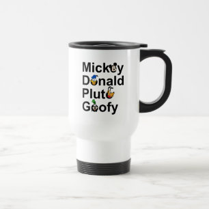 Mug De Voyage Mickey & ses amis Mickey Donald Pluto Dingo
