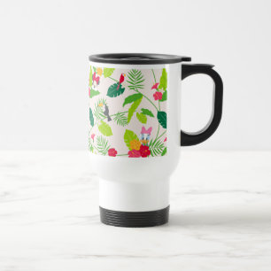 Mug De Voyage Minnie & Daisy Motif Tropical