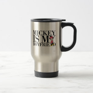 Mug De Voyage Minnie la rouge   Mickey est mon petit ami