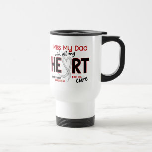 Mug De Voyage Mlle My Dad du cancer de poumon I