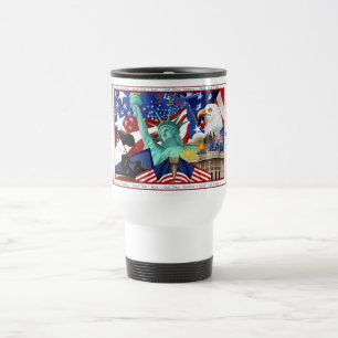 Mug De Voyage Modèle de Musique de Voyage à thème américain