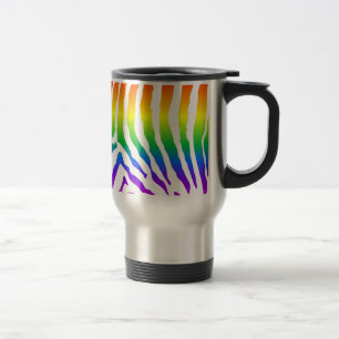 Mug De Voyage Modèle Rainbow Zebra