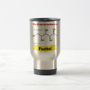 Mug De Voyage Molécule organique de Fucitol