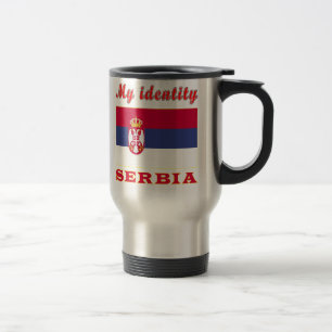 Mug De Voyage Mon identité Serbie