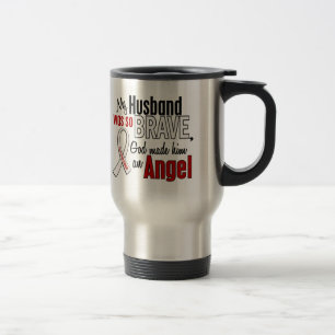 Mug De Voyage Mon mari est un cancer de poumon d'ange