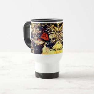 Mug De Voyage Monarque Papillon Nature Personnalisée