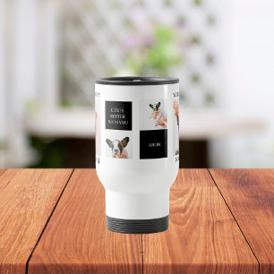 Mug De Voyage Monde Meilleur chien maman Photo de chien de col