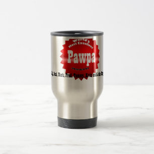 Mug De Voyage Monde ROUGE plus excellent….Pawpa