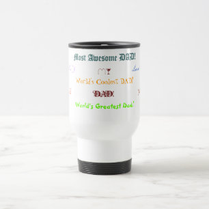 Mug De Voyage Mondes plus frais papa Fête des pères café Voyage