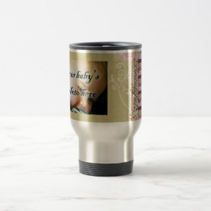 Mug De Voyage Monogramme personnalisé Musique de voyage inoxydab