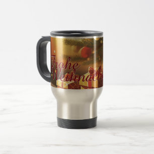 Mug De Voyage Motif, avec des cadeaux sous le sapin de Noël 3701