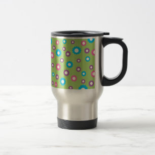 Mug De Voyage Motif d'art marguerrier coloré