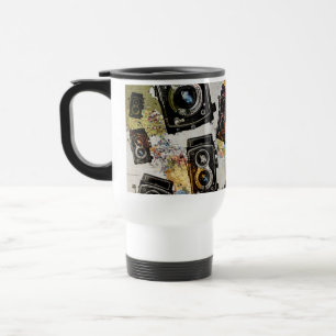 Mug De Voyage Motif de caméra Vintage voyage