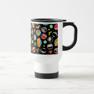 Mug De Voyage Motif de Logos et Héros de la Ligue de la justice