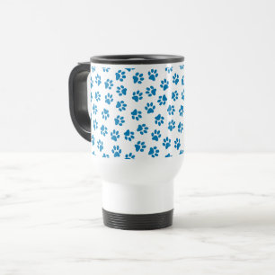 Mug De Voyage Motif De Pailles, Paniers De Chien, Paniers Bleus