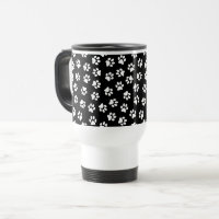 Motif de pattes, Pattes de chien, Pattes blanches