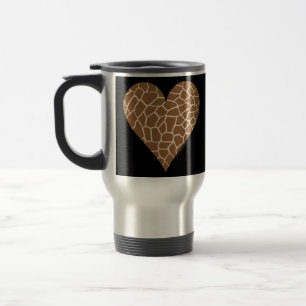 Mug De Voyage Motif de peau, couleurs de la Girafe