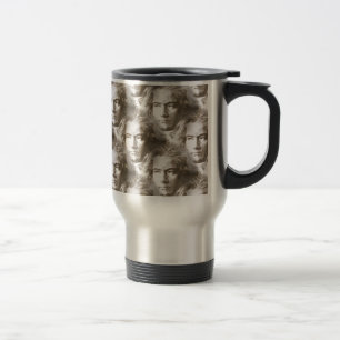 Mug De Voyage Motif de portrait Beethoven