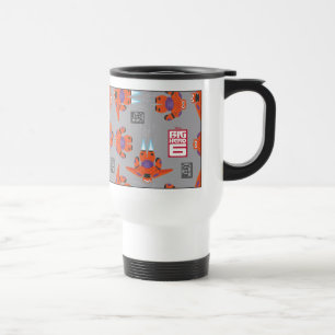 Mug De Voyage Motif de survêtement Baymax Orange