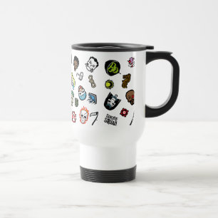 Mug De Voyage Motif d'Emoji de peloton de suicide du peloton