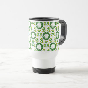 Mug De Voyage Motif Feuille, Motif De Feuilles, Feuilles Verts