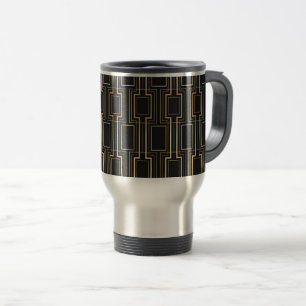 Mug De Voyage Motif géométrique Art déco