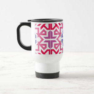 Mug De Voyage Motif géométrique bohème coloré moderne