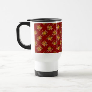 Mug De Voyage Motif Golden Sun par Shirley Taylor