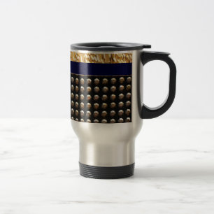 Mug De Voyage Motif métallique de goujons