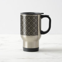 motif sans couture décoratif sur tumbler thermique