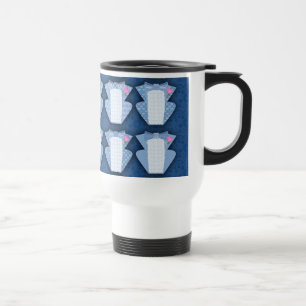 Mug De Voyage Motif super Blue Tux