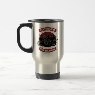 Mug De Voyage Motocycliste Combattant Zombie